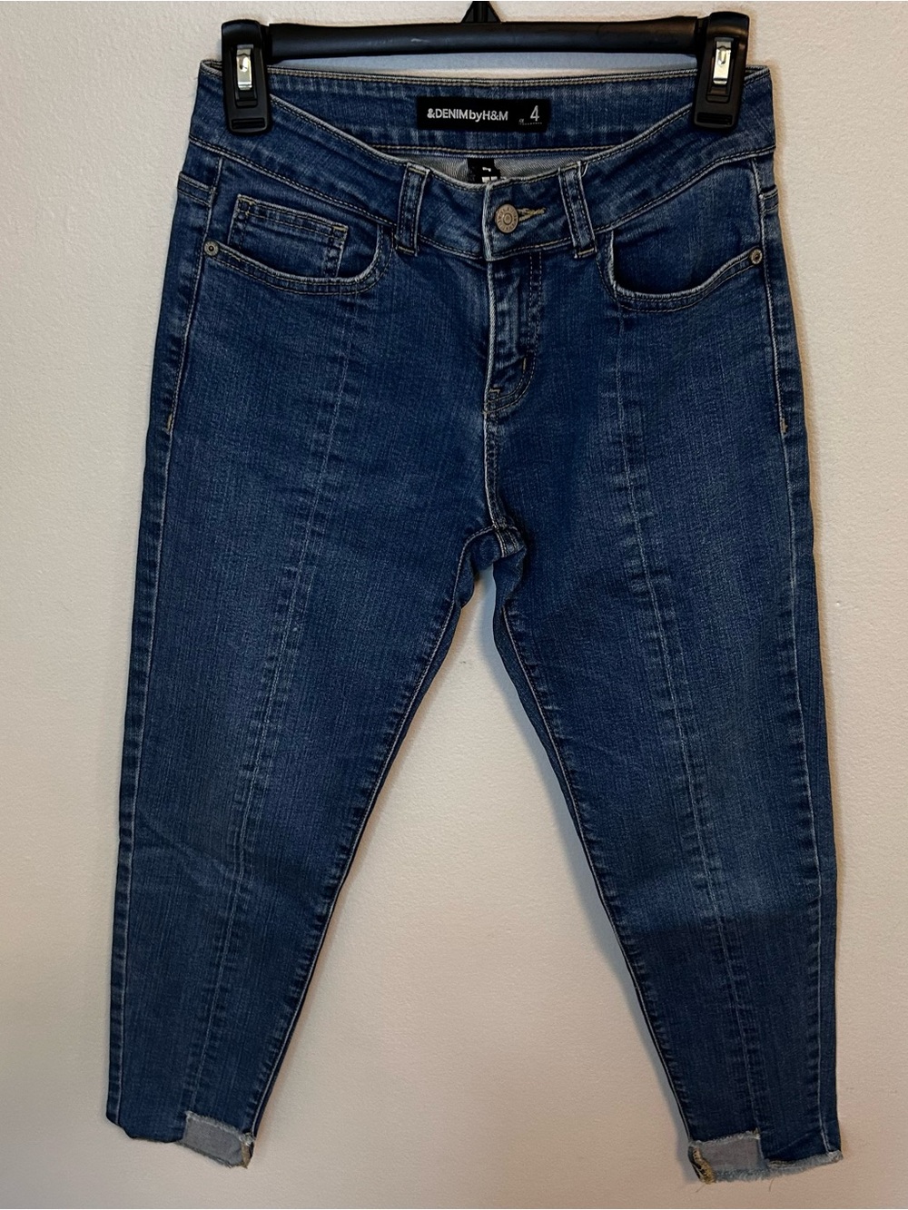 H&M Dark Blue Skinny Ankle Jeans